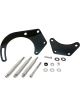 Aeroflow Low Mount Alt Bracket Black B/B Chev With Long Water Pu