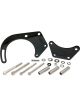 Aeroflow Low Mount Alt Bracket Black B/B Chev With Short Water P