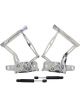 Aeroflow Billet Bonnet Hinge Kit Polish Lc - Lj - Holden Torana