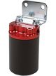Aeromotive Canister F/Filter 100 Mic S/S Element. Red Top / Blk Bottom