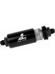 Aeromotive Black Inline Filter -8An Male 40 Mic / 2