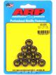 ARP Nuts 12Pt Custom Black 9mm x 1.25 RH Thread Qty 10