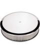 Billet Specialties Plain A/Cleaner Round 14X3 Polished Recessed