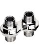 Billet Specialties Billet Bulkheads Heater 2 Port Screw On Lines -10/-1