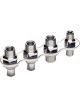 Billet Specialties Billet Bulkheads Heater Inline Push-On Hoses/Ac Scre