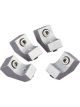 Billet Specialties Late Model Chev Bracket Kit Suit Centre Bolt Covers