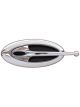 Clayton Machine Works Door Handles Elliptical Chrome Ball End W/Inserts (EL502)
