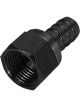 Derale Brass Hose Fitting -10 Female Straight Swivel X 1/2