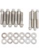 Edelbrock Intake Manifold Bolts Steel 12-Point Head Washers Use On RPM Ai
