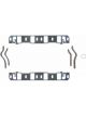 Fel-Pro Gaskets Intake Composite Printoseal 2.10 in. x 1.28 in. Port .060