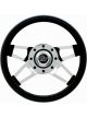 Grant Challenger 13-1/2 Dia 3-1/2 Dish - Chrome Spokes