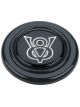 Grant Horn Button For Ford V8 Logo Plastic Silver Grant Signature