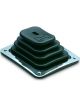 Hurst Shifter Boot B4 5-1/4 in x 6-1/2 in Base Square Boot Rubber / S