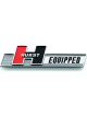 Hurst Emblem - Hurst Equipped - Plastic - Chrome - Universal - Each