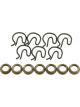 Hurst Shifter Bushing Pit Pack Clips / Bushings Steel Hurst V-Gate 2