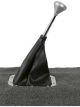 Lokar Rectangular Floor Mount Shifter Boot With Ring