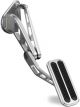 Lokar Billet Alloy Gas Pedal W/Rubber Ins 64-68 Mustang