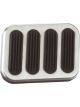 Lokar Xl Billet Alloy Brake Pad W/Rubber