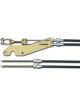 Lokar Trans Mount Brake Cables Black