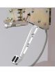 Lokar Billet Under Dash Foot Operate Handbrake-W/Rubber & Windows