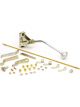 Lokar Floor Shifter Th700 10 Stick Mushroom Knob Suit 4L60 Early (FMS6700DM)