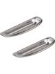 Lokar Polish Billet Door Pull Crescent Oval (Pair)