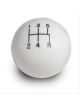 Lokar 5 Speed White 2 Knob 3/8-24 And 3/8-16 Thread