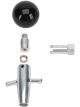 Lokar Muscle Car Shift Knob & Adapter (Black)