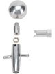 Lokar Muscle Car Shift Knob & Adapter (Satin Alum)
