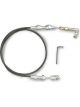 Lokar Throttle Cable Black Steel 24 Long