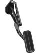 Lokar Black Billet Alloy Gas Pedal W/Rubber Ins 64-68 Mustang
