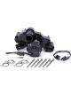 Meziere Lsx Race Water Pump 55 Gpm Electric Black. High Flow Race