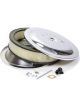 Moroso 14 X 3 Air Filter Assembly 5 1/8 Neck, Chrome, Rec Base
