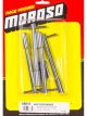 Moroso Ext Long Valve Cover Wing Nuts 1/4-20, 1-3/8 Long Stud Chrom