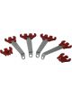 Moroso Spark Plug Uni Looms Holders Steel Bracket Red 7-9Mm Leads