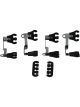 Moroso Spark Plug Uni Looms Holders Show Car Kit Black 7-9Mm Leads