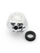 Mr Gasket Push-On V/Cover Breather Chrome With Pcv Spout