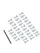 Mr Gasket Wheel Rim Screw Kit (35Pcs) 35 Grade 8 Screws W/ Drill Bit