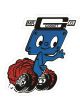 Mr Gasket Corky Metal Sign 13.5 X 11 Looks Like Gumby
