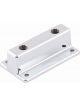 Mr Gasket Chrome Dual Outlet Fuel Block 1 X 3/8 Npt In & 2 X 1/4 Npt