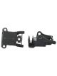 Pioneer Motor Mount Bolt-On Rubber / Steel Black Paint Small Block Che