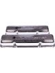 Proform Engine Valve Covers Stamped Steel Short Chrome with Bowtie Logo