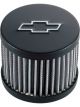 Proform Chevy Bowtie Emb Black Push In Filter Without Shield. 3