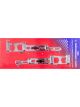 Proform Sbc Spark Wire Hold Brackets Chrome Chevy Pair