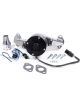 Proform Electric Water Pump Bbc Polish Red Chev Emblem Fitting Includ
