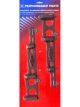 Proform Black Crinkle Wire Looms Sbc Fit 1959-1986. 7-8Mm Wire Pair