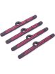 Proform Valve Cover Hold Down Tabs Black Wrinkle Chevy