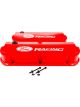 Proform Ford W Racing Cast Valve Cover Red Raised Emblems Sbf