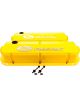 Proform Ford W Racing Cast Valve Cover Yellow Raised Emblems Sbf