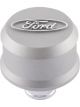 Proform Ford Gray Slant Edge Aluminum Breather Cap Raise Oval Emblem